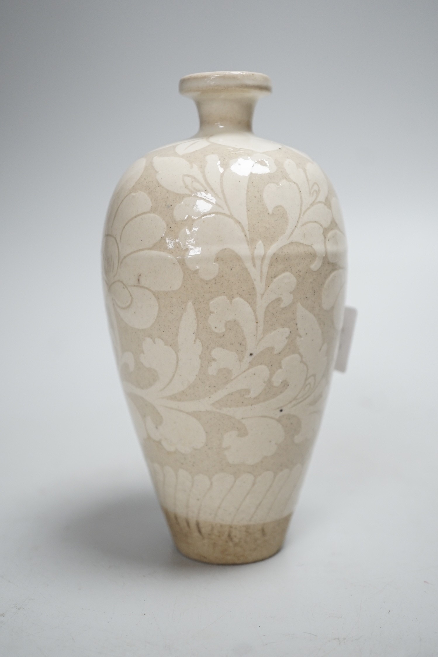 A Chinese Cizhou-type meiping, provenance bought in UK art market in the 1960s, 15cm